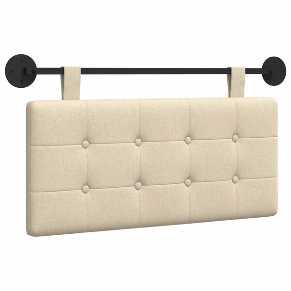 vidaXL T&ecirc;te de lit suspendue Montage mural tissu