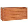 vidaXL Lit surélevé de jardin rouillé 100x40x45 cm acier corten