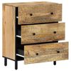 vidaXL Armoires lat&eacute;rales 2 pcs 60x33x75 cm bois massif de manguier