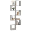 vidaXL &Eacute;tag&egrave;res cube murales 6 pcs sonoma gris 30x15x30 cm