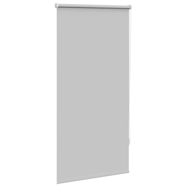 vidaXL Store enrouleur occultant 64,4 x 120 cm, largeur du tissu 60 cm, gris