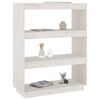 vidaXL Bibliothèque/Séparateur de pièce Blanc 80x35x103 cm Bois de pin