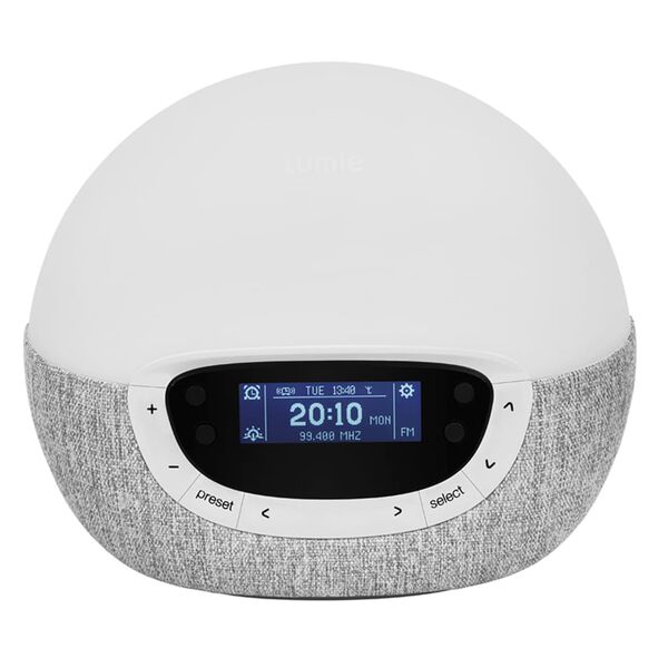 Lumie Lampe de r&eacute;veil Bodyclock Shine 300 Blanc et gris