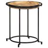 vidaXL Ensemble de table d'appoint 2 pcs bois massif de manguier