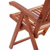 vidaXL Chaises pliables de jardin lot de 2 Bois solide d'acacia Marron