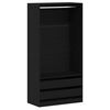 vidaXL Armoire Ch&ecirc;ne noir 100 x 50 x 200 cm Bois d'ing&eacute;nierie