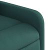 vidaXL Fauteuil inclinable Vert fonc&eacute; Tissu