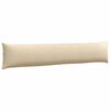 vidaXL Coussins de canapé 2 pcs Crème 200 x 40 cm tissu