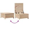 vidaXL Salon de jardin 6 pcs bois de pin massif