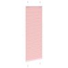 vidaXL Store pliss&eacute; rose 40x100 cm largeur du tissu 39,4 cm polyester