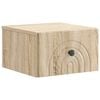 vidaXL Cabinet de chevet mural Ch&ecirc;ne Sonoma 33 x 34,5 x 20 cm