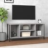 vidaXL Meuble TV sonoma gris 102x35x45 cm bois d'ing&eacute;nierie