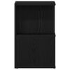 vidaXL Cabinet de chevet Ch&ecirc;ne noir 35 x 35 x 55 cm Bois d'ing&eacute;nierie