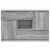 vidaXL Buffet Gris Sonoma 100 x 30 x 65,6 Bois d'ing&eacute;nierie