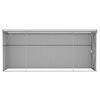 vidaXL Abri de jardin mural marron 118 x 382 x 178 cm Acier galvanisé