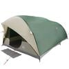 vidaXL Tente Tunnel 10 personne Imperm&eacute;able Vert taffetas