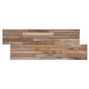 vidaXL Panneau mural 10 pc Naturel 55 x 20 x 2 cm
