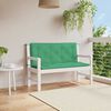 vidaXL Coussin de banc de jardin vert 120x(50+50)x7 cm tissu oxford