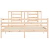 vidaXL Cadre de lit sans matelas 160x200 cm bois massif