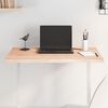 vidaXL Dessus de table bois massif non trait&eacute; bordure assortie