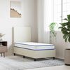 vidaXL Matelas en mousse &agrave; m&eacute;moire de forme blanc 80x160x17 cm doux