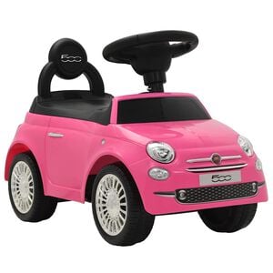 vidaXL Voiture &agrave; chevaucher Fiat 500 rose