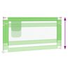 vidaXL Barri&egrave;re de s&eacute;curit&eacute; de lit d'enfant Vert 160x25 cm Tissu