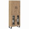 vidaXL Haut Armoire 2 pcs Ch&ecirc;ne artisanal 69,5 x 34 x 180 cm
