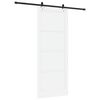 vidaXL Porte coulissante ORKDAL Blanc 93 x 232 cm Pin massif