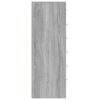 vidaXL Buffet avec 6 tiroirs Sonoma gris 50x34x96 cm Bois d'ingénierie