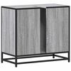 vidaXL Armoire de lavabo de salle de bain sonoma gris 65x33x60 cm
