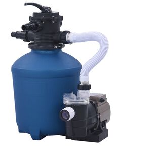 vidaXL Pompe filtrante &agrave; sable avec minuterie 530 W 10980 L/h