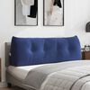 vidaXL Coussin de Dos Bleu police 140 x 24 x 50 cm Velours