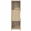vidaXL Meuble d'angle Ch&ecirc;ne Sonoma 30,5x30x95cm Bois d'ing&eacute;nierie