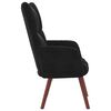 vidaXL Chaise de relaxation Noir Velours