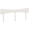 vidaXL T&ecirc;te de lit blanc 180 cm bois massif de pin