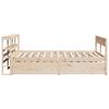 vidaXL Cadre de lit sans matelas 140x200 cm bois massif de pin