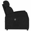 vidaXL Fauteuil Noir Tissu