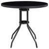 vidaXL Ensemble de bistro 5 pcs noir et anthracite