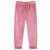 vidaXL Pantalon de surv&ecirc;tement pour enfants framboise 128