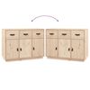 vidaXL Buffet 100x40x75 cm Bois massif de pin