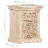 vidaXL Table de chevet 40x30x50 cm Bois de manguier massif