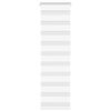 vidaXL Store z&egrave;bre blanc 50x150 cm largeur du tissu 45,9 cm polyester