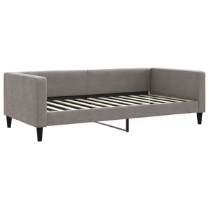 vidaXL Lit de repos taupe 100x200 cm tissu