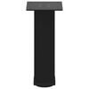vidaXL Pieds de table basse 4 pi&egrave;ces Noir 42-44 cm Acier
