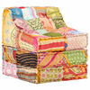 vidaXL Pouf modulaire Patchwork Tissu