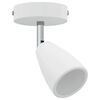 vidaXL Spot de plafond avec des projecteurs Blanc 8 x 8 x 14 cm M&eacute;tal