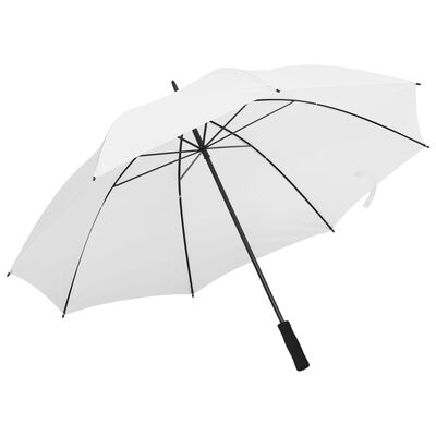 vidaXL Parapluie Blanc 130 cm