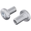 vidaXL Vis de verrou Uni 2 pc Argent&eacute; M6 x 12 mm Acier