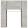 vidaXL Armoires de couloir 2 pcs gris b&eacute;ton bois d'ing&eacute;nierie
